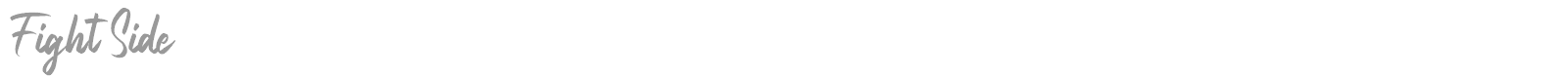 Fight Side font preview